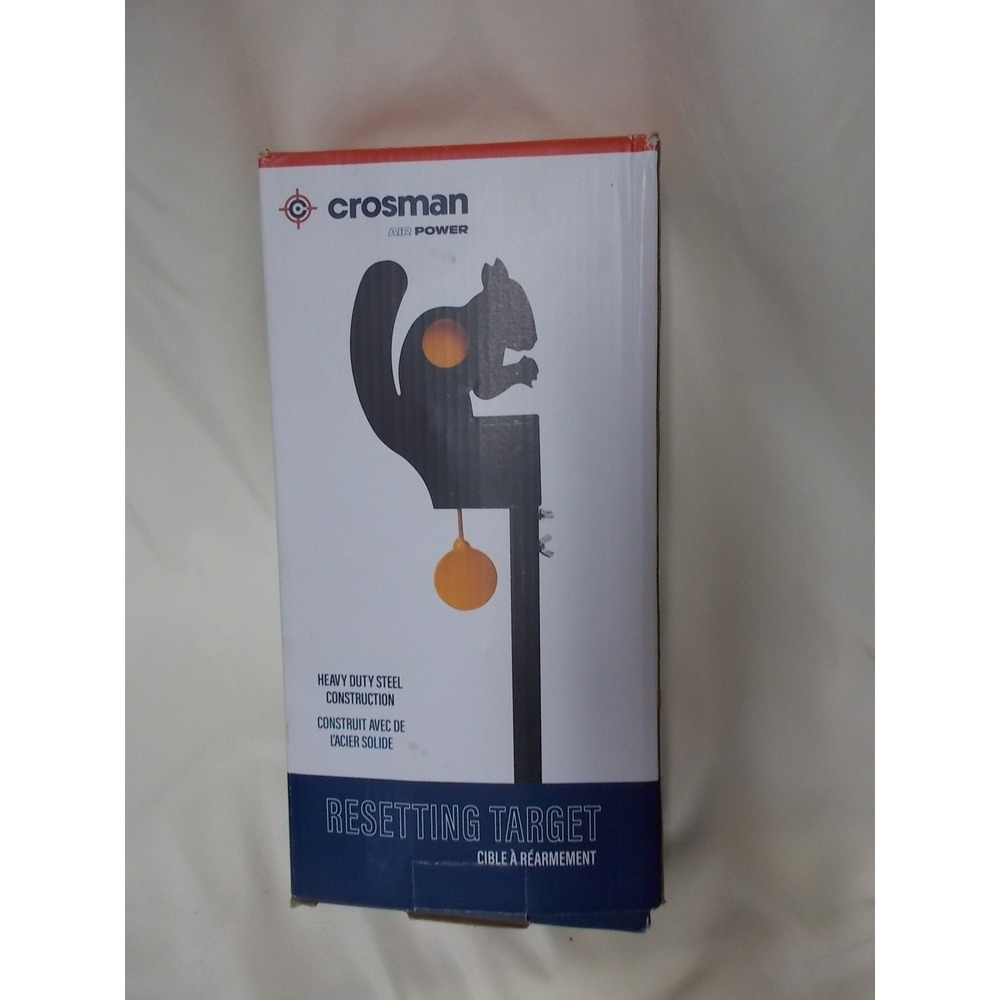 Crosman Air Power Resetting Target Heavy Duty Steel Squirrel Pellet Gun CSRT